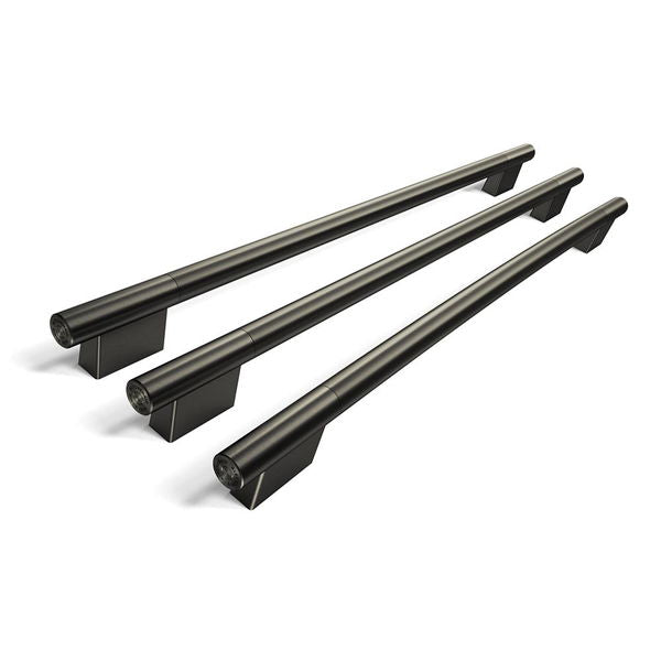 Black Ore Handle Hardware Accessory Kit For KitchenAid 36" Width Counter-Depth French Door Refrigerator