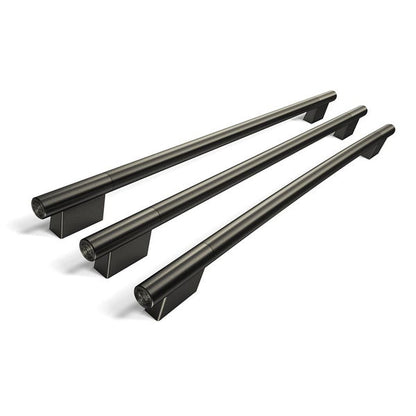 Black Ore Handle Hardware Accessory Kit For KitchenAid 36" Width Counter-Depth French Door Refrigerator