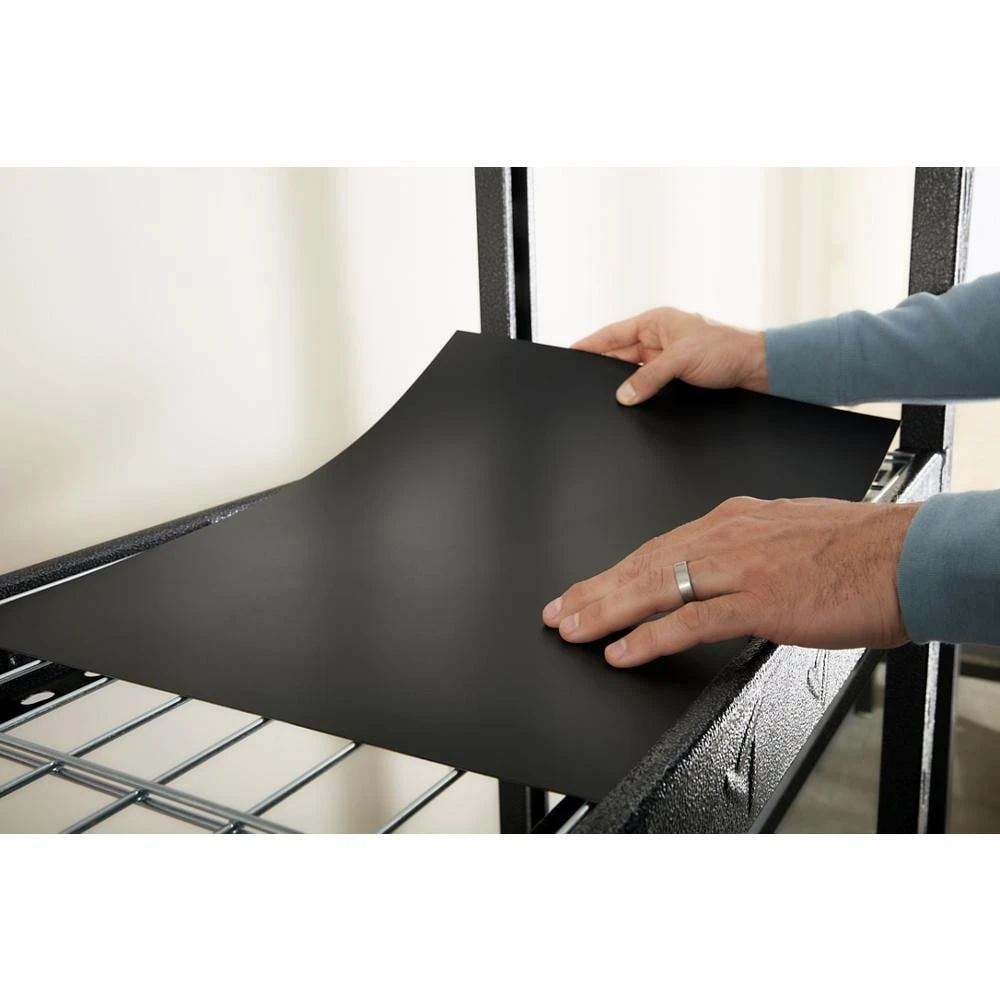 Rack Shelf Liner 2-Pack For 24" Shelves - Black