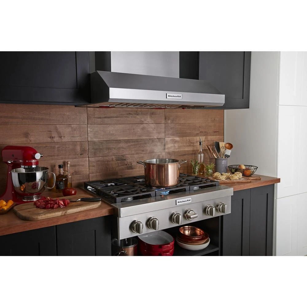 36'' 6-Burner Commercial-Style Gas Rangetop - Stainless Steel