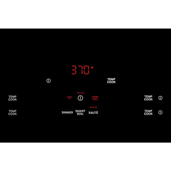 36" Temp Cook Induction Cooktop With 5 Cooking Zones - Black