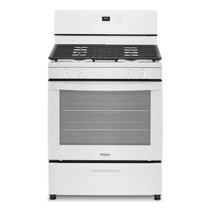 5.1 Cubic Feet Freestanding Gas Range With Broiler Drawer - White