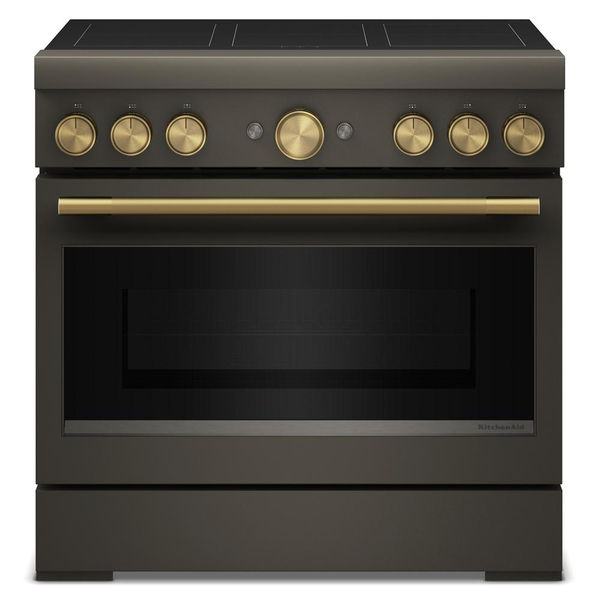 36" 6-Element Induction Freestanding Commercial-Style Range With Air Fry