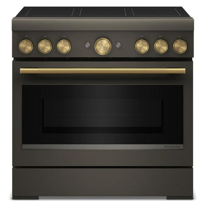 36" 6-Element Induction Freestanding Commercial-Style Range With Air Fry