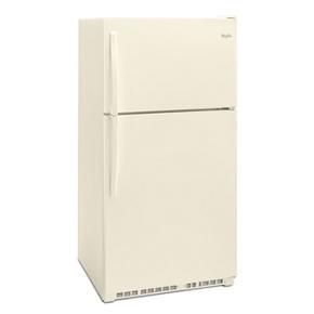 33" Wide Top Freezer Refrigerator, 20 Cubic Feet - Beige