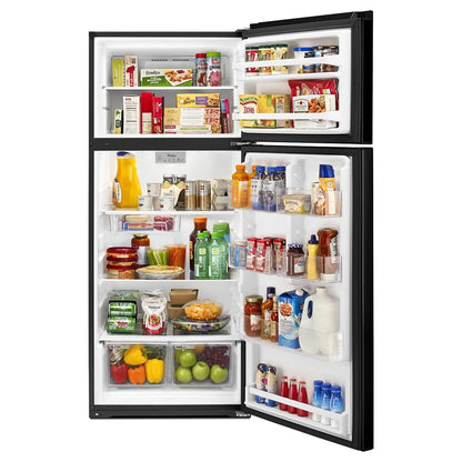28" Wide Refrigerator Compatible With The EZ Connect Icemaker Kit - 18 Cubic Feet - Black