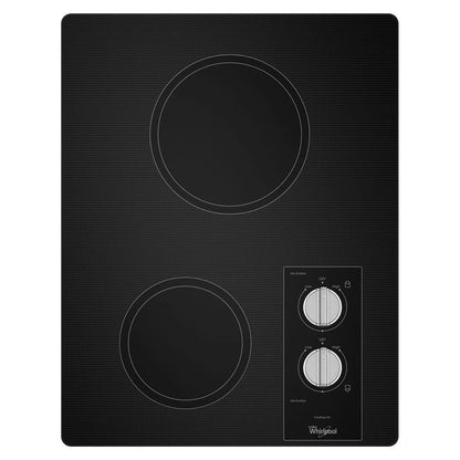 15" Electric Cooktop With Easy Wipe Ceramic Glass