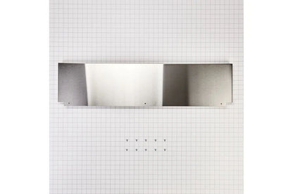 9" H Range Backsplash For 36" Range Or Cooktop - Stainless Steel