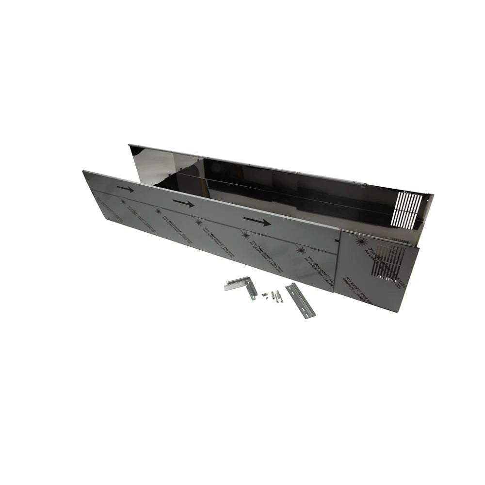 Wall-Mount Hood Chimney Extension Kit, For Ceilings Between 10-1/2' To 12' - Stainless Steel