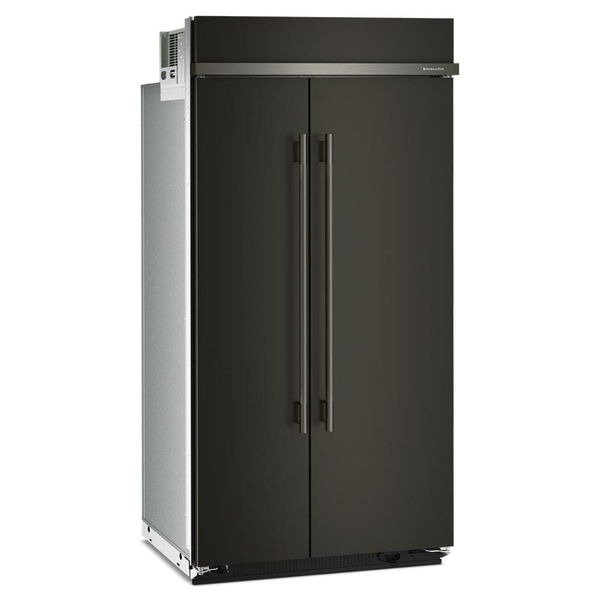 25.5 Cu. Ft. 42" Built-In Side-By-Side Refrigerator With Platinum Interior - Black Ore