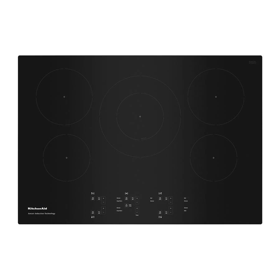 30" 5-Element Sensor Induction Cooktop - Black