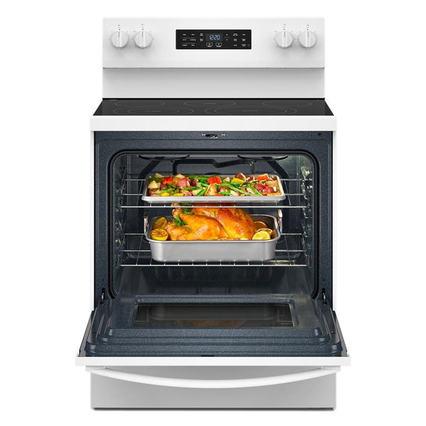 30" Electric Range With Air Cooking Technology - White