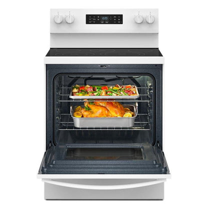 30" Electric Range With Air Cooking Technology - White