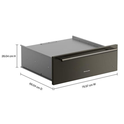 30" Slow Cook Warming Drawer - Black Ore