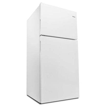 30" Top-Freezer Refrigerator With Glass Shelves - White