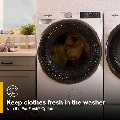 5.0 Cu. Ft. Smart Front Load Energy Star Certified Washer With Freshflow Vent System And Intelligent Wash - White