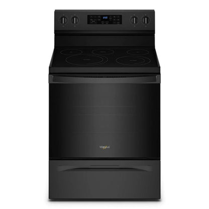 5.3 Cubic Feet Whirlpool Electric 5-in-1 Air Fry Oven - Black