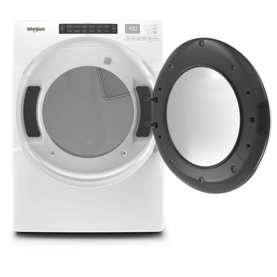 7.4 Cu.Ft Front Load Long Vent Electric Dryer With Intuitive Controls - White