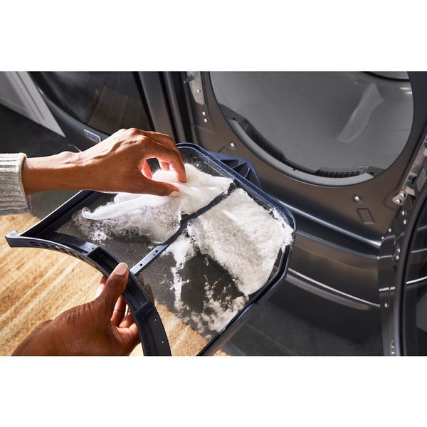 Smart Pet Pro Front Load Electric Dryer - 7.4 Cu. Ft. - Midnight Steel
