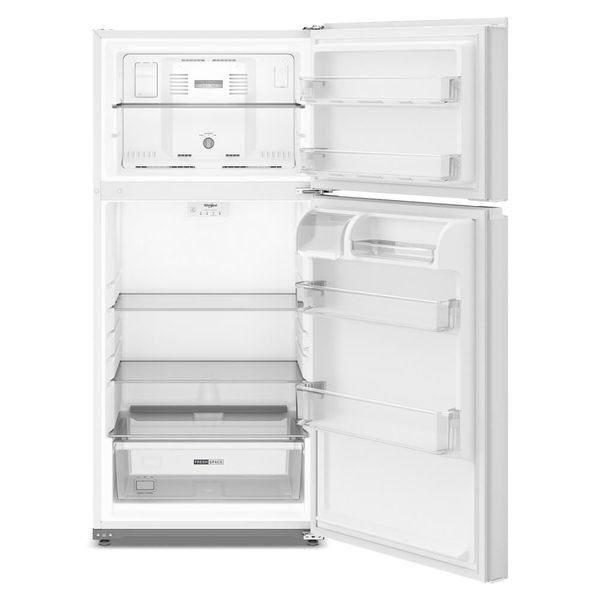 Whirlpool 28" Wide Top Freezer Refrigerator With Total Coverage Cooling, 14.3 Cu. Ft. - White
