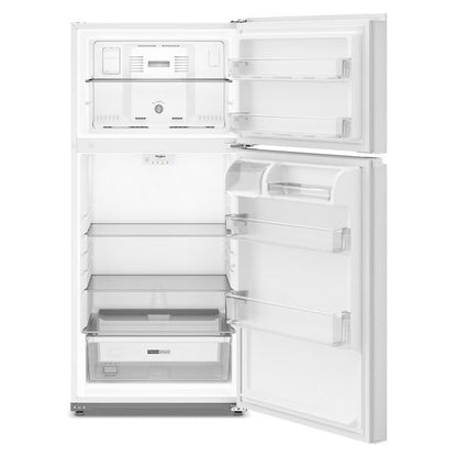 Whirlpool 28" Wide Top Freezer Refrigerator With Total Coverage Cooling, 14.3 Cu. Ft. - White