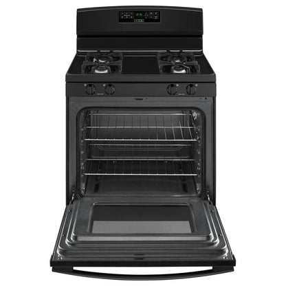 30" Gas Range With Bake Assist Temps - Black