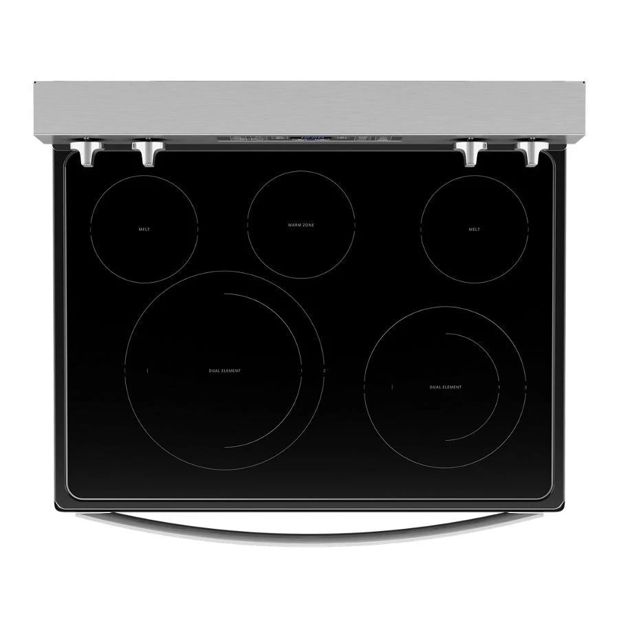 5.3 Cubic Feet Whirlpool Electric 5-in-1 Air Fry Oven - Fingerprint Resistant Stainless Steel
