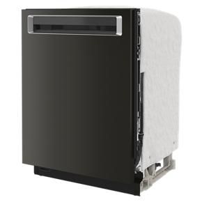 44 dBA Dishwasher With FreeFlex Third Rack And LED Interior Lighting - Black - Stainless Steel