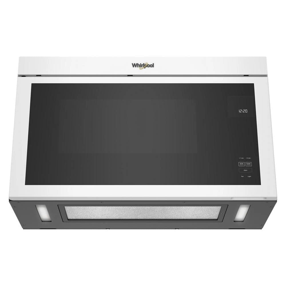 1.1 Cubic Feet Flush Mount Microwave With Turntable-Free Design - White