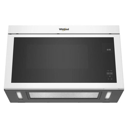 1.1 Cubic Feet Flush Mount Microwave With Turntable-Free Design - White