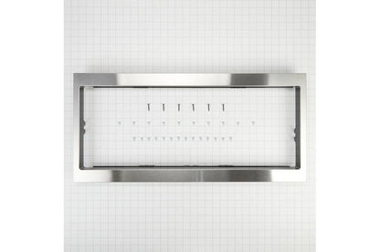 Built-In Low Profile Microwave Slim Trim Kit, Size: 31.5"L X 17.5"W X 5"D, Fits Cut-Out Height 12" - Stainless Steel