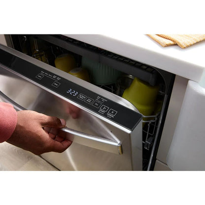 24” Stainless Steel Dishwasher With AI Intelligent Wash, 47 dBA - Biscuit