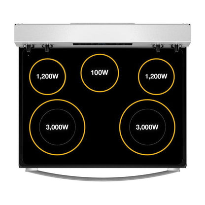 30" Electric Range With No Preheat Mode And Steam Clean - Black