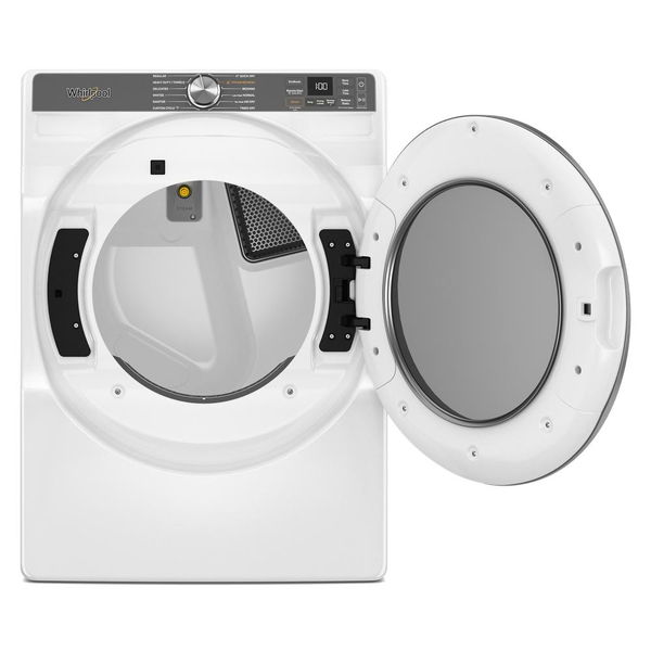 7.4 Cu. Ft. Smart Front Load Energy Star Electric Dryer With Steam Capabilities - White