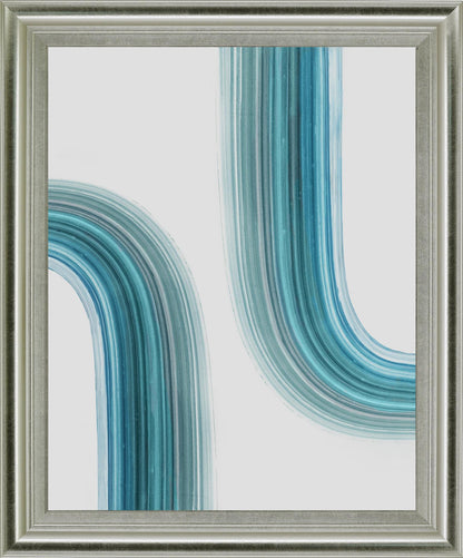 Curved Streams - 28" x 34" Framed Wall Art