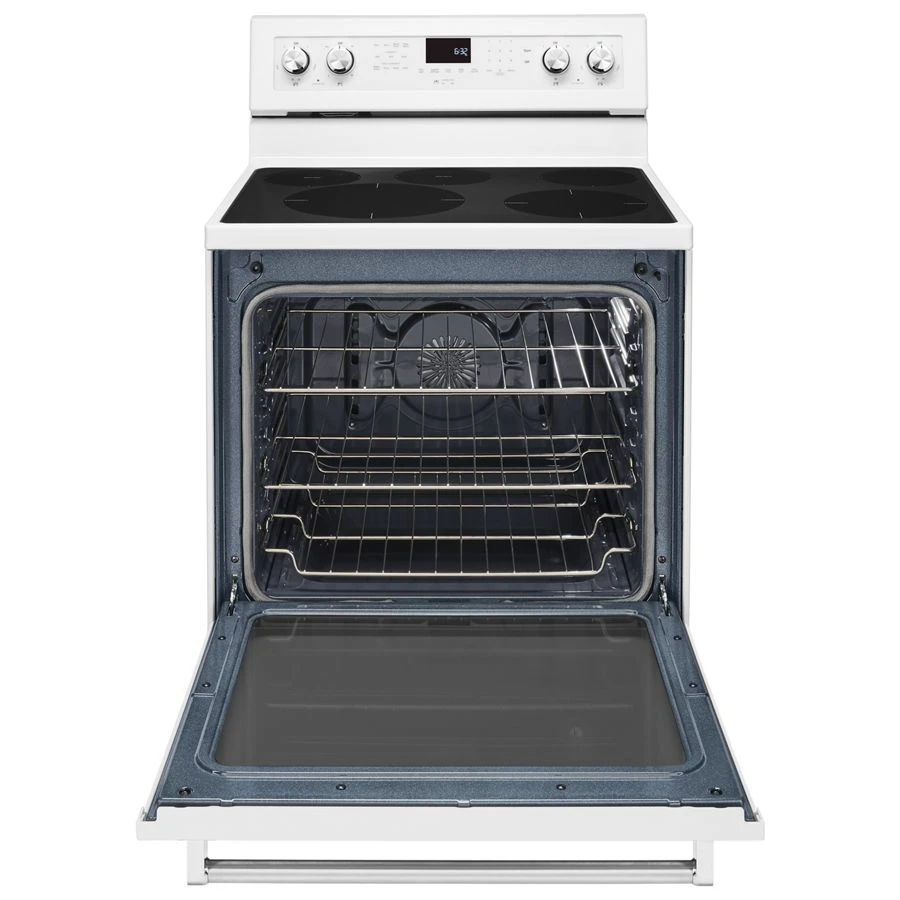 30" 5-Element Electric Convection Range - White