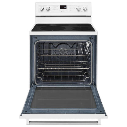 30" 5-Element Electric Convection Range - White