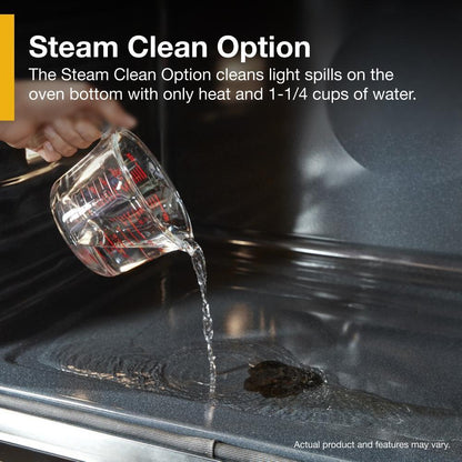 30" Single Self-Cleaning Wall Oven, 5.0 Cubic Feet - Stainless Steel