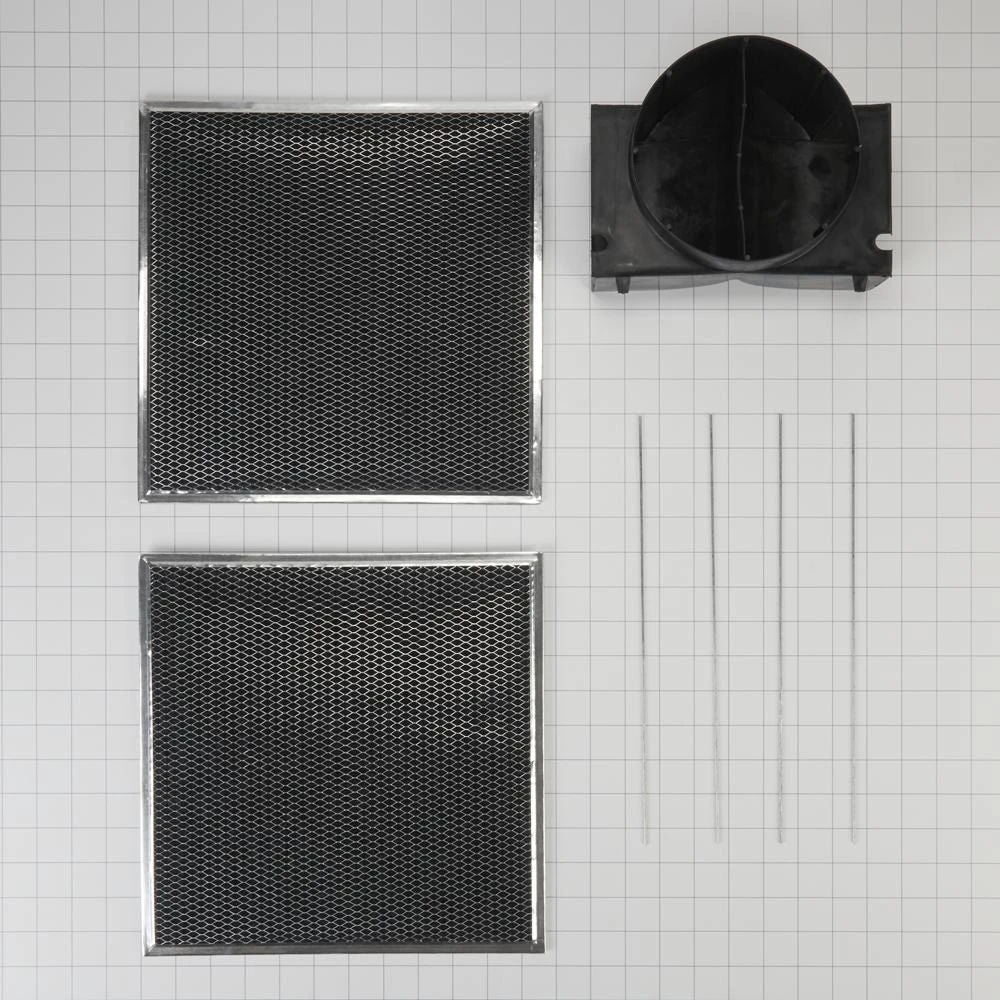 Range Hood Wall Canopy Recirculation Kit For Models Wvw73Uc0Ls And Wvw53Uc0Ls - Black