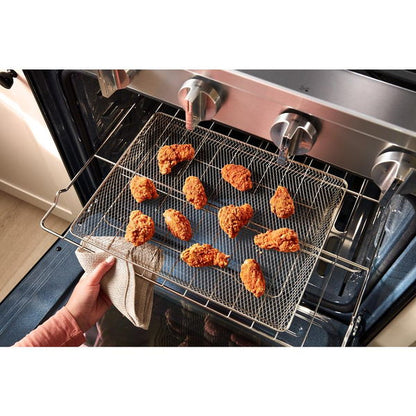 30" Gas Range With Air Cooking Technology, No Preheat Air Fry And Air Baking And Self Clean - Stainless Steel