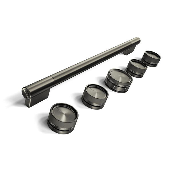 Black Ore Handle And Knob Hardware Accessory Kit For KitchenAid 30" Commercial-Style Gas Range