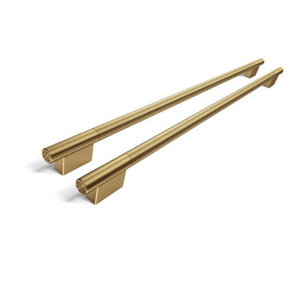 Brass Handle Hardware Accessory Kit For KitchenAid 42" Built-In Side-By-Side Refrigerator