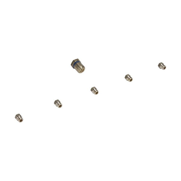 Gas Dryer Conversion Kit, Brass-Colored, With Pin Blocks - 25K And 25M Valve, And 7-Orifice Burner