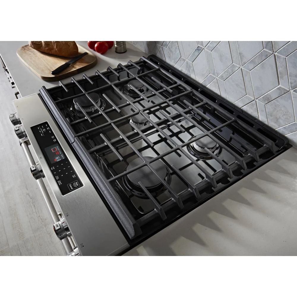 30" 5-Burner Gas Slide-In Convection Range