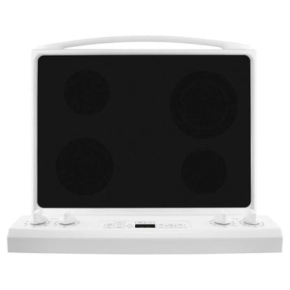 30" Electric Range With Extra-Large Oven Window And Versatile Cooktop - White