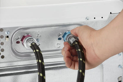 Washer Fill Hoses - 2 Industrial Braided Flexible Hoses