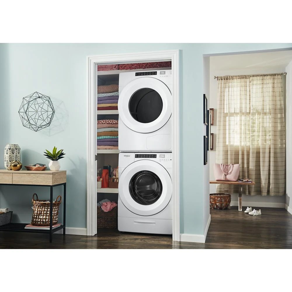 7.4 Cu.Ft Front Load Heat Pump Dryer With Intiutitive Touch Controls, Advanced Moisture Sensing - White