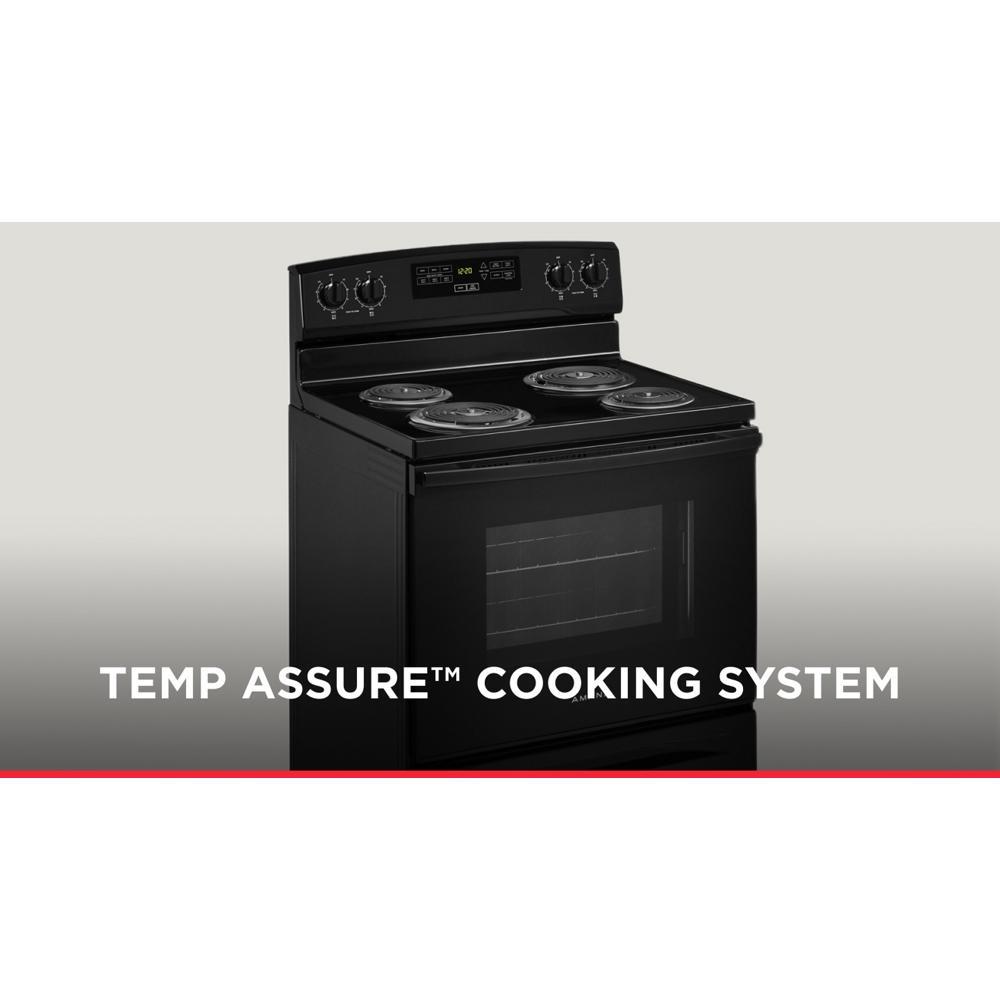 30" Electric Range With Bake Assist Temps - Black