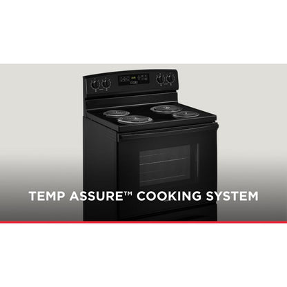 30" Electric Range With Bake Assist Temps - Black