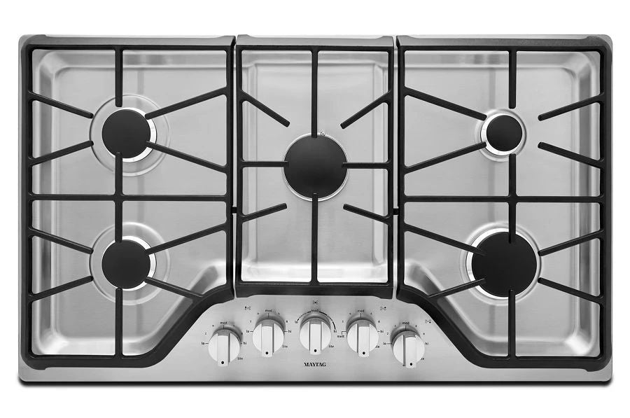 36" Wide Gas Cooktop With DuraGuard Protective Finish
